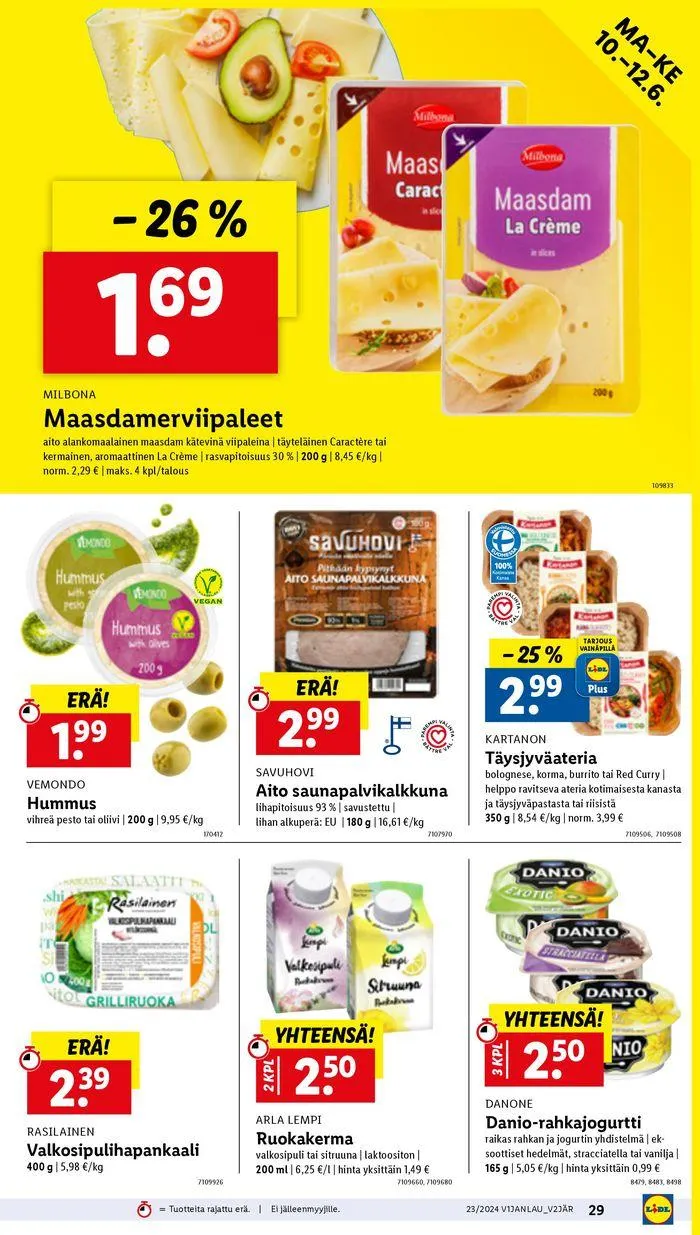 21% voimassa alkaen 6. kesäkuuta - 12. kesäkuuta 2024 - Tarjouslehti sivu 33