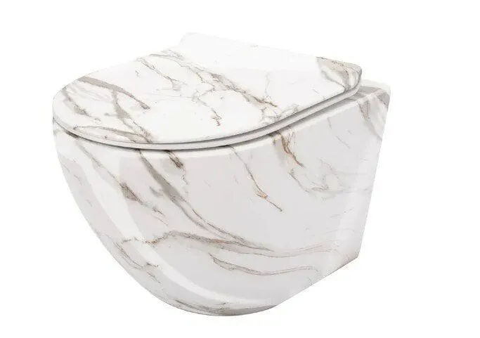 Rea carlos slim laavakiiltävä wc-istuin