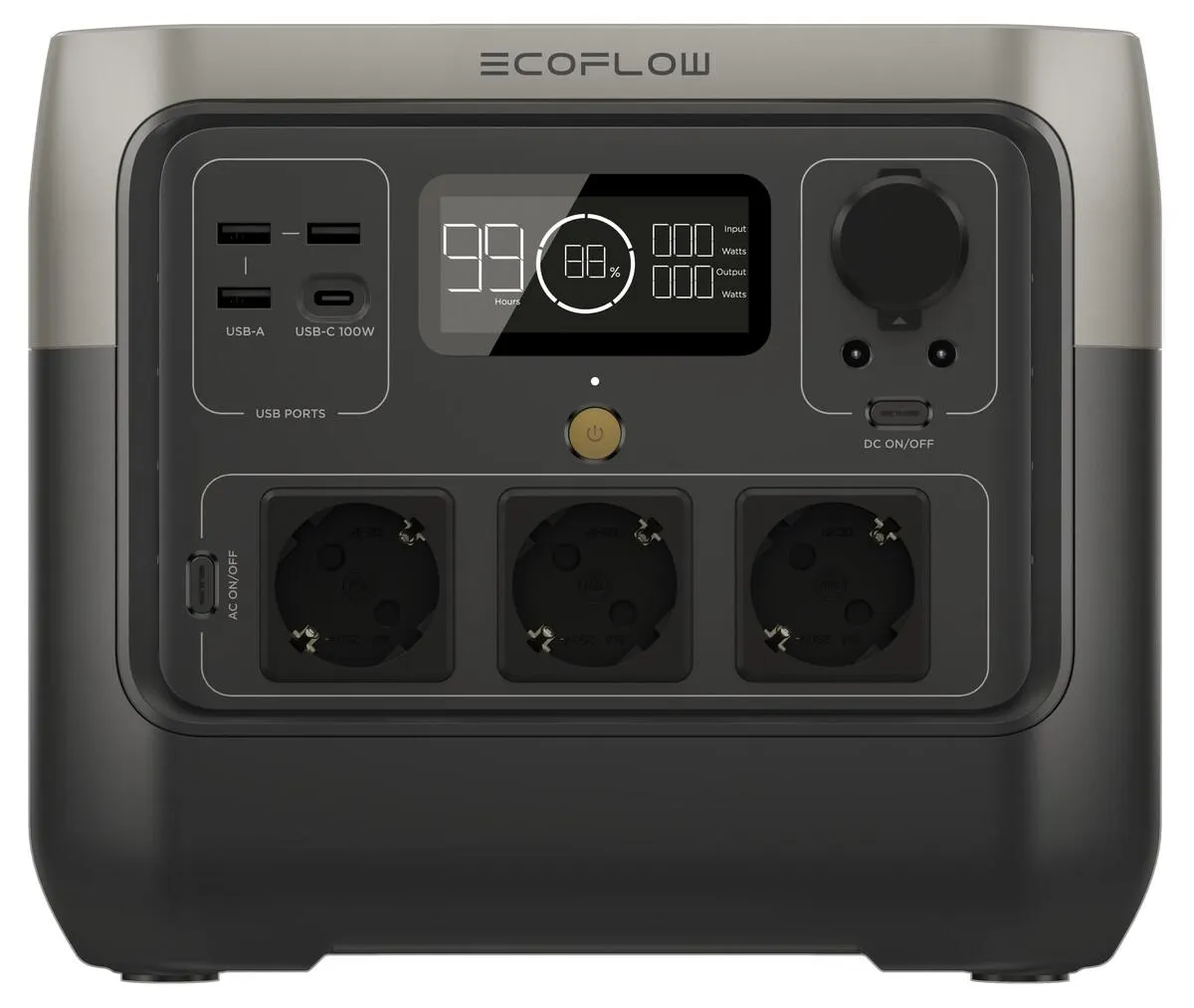 EcoFlow River 2 Pro Kannettava latausasema / virtalähde