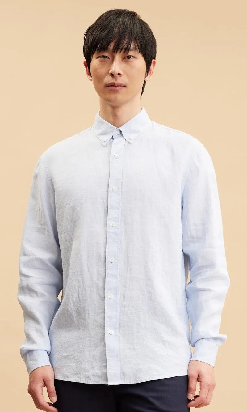 Kauluspaita 100% pellavaa