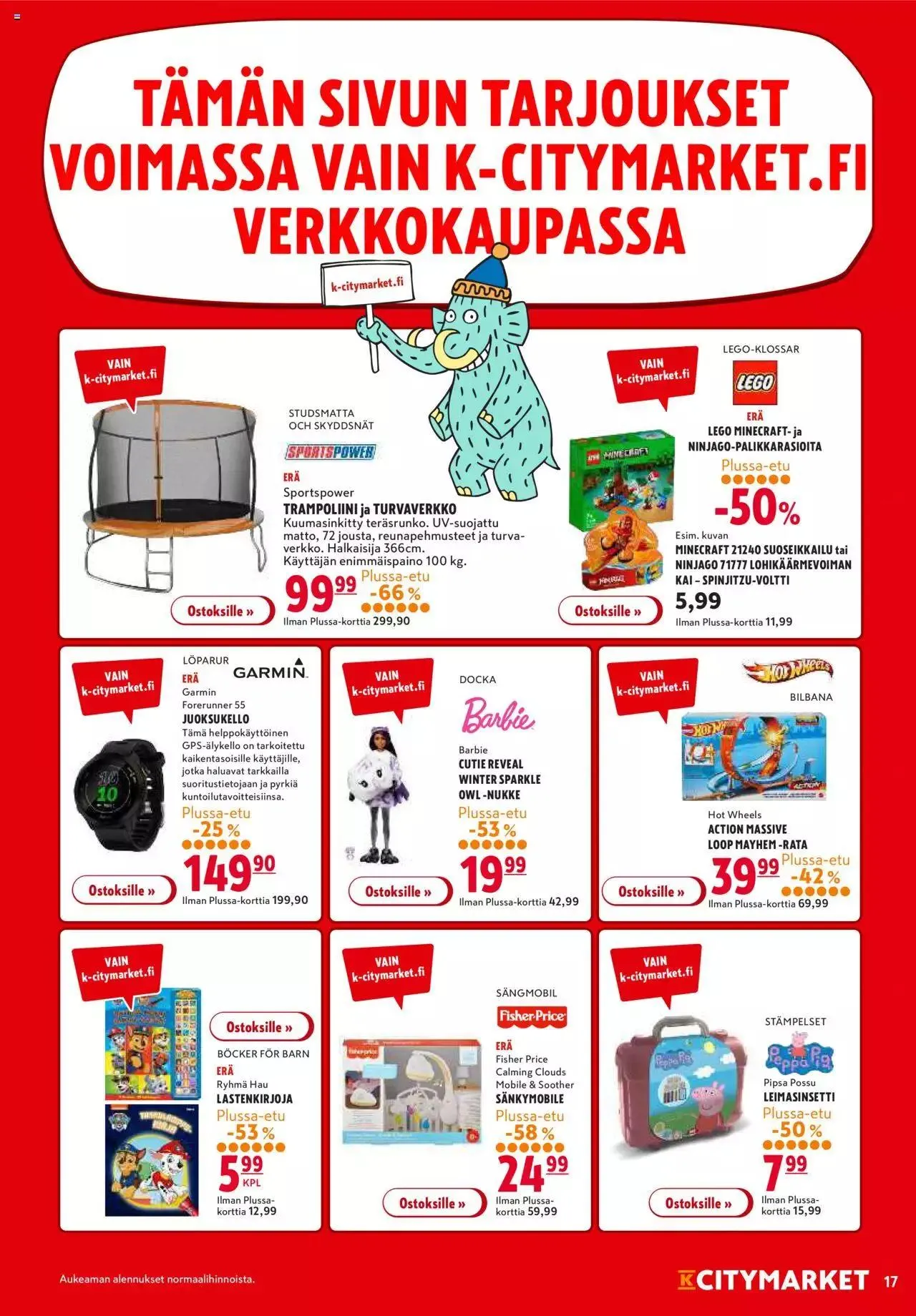 K-Citymarket - Tarjoukset voimassa alkaen 12. lokakuuta - 22. lokakuuta 2023 - Tarjouslehti sivu 17