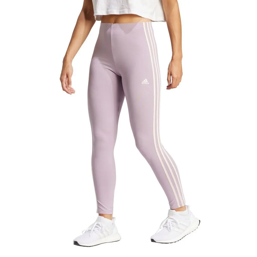Essentials 3-Stripes High-Waisted Single Jersey Leggings - naisten pitkät trikoot