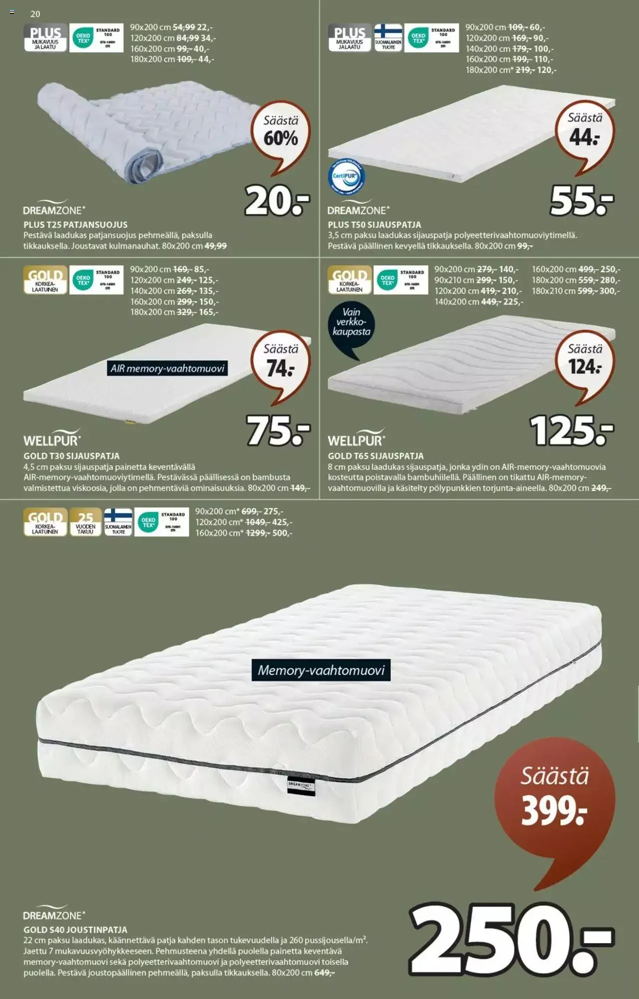 JYSK - Viikon tarjoukset voimassa alkaen 28. elokuuta - 31. joulukuuta 2023 - Tarjouslehti sivu 21