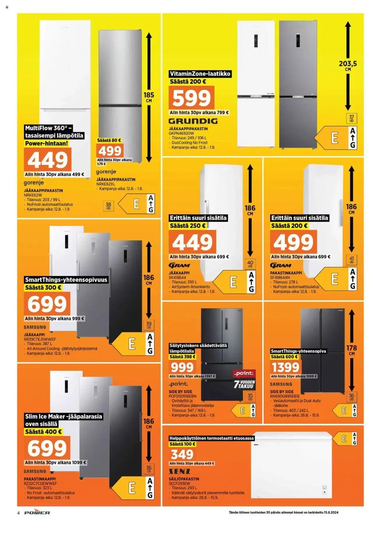 Power tarjoukset voimassa alkaen 26. elokuuta - 1. syyskuuta 2024 - Tarjouslehti sivu 4