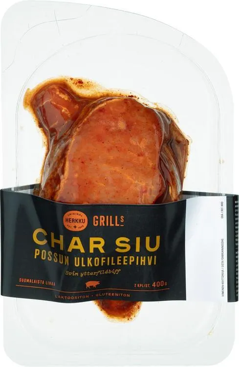 Herkku Grills Char Siu porsaan ulkofileepihvi makurasvalla 400g