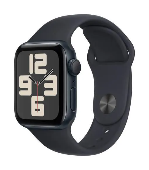 APPLE WATCH SE (GPS + CELLULAR) 40MM MIDNIGHT ALUMINIUM CASE MIDNIGHT SPORT BAND S/M