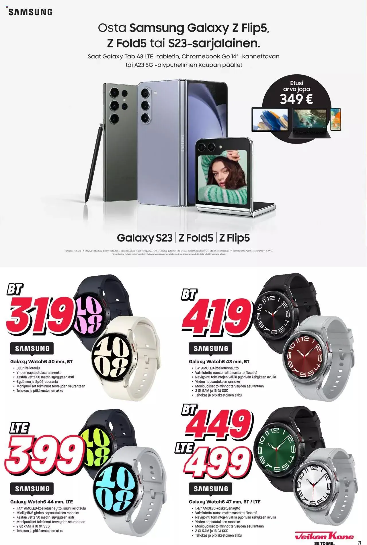 Veikon Kone tarjoukset voimassa alkaen 23. syyskuuta - 1. lokakuuta 2023 - Tarjouslehti sivu 11