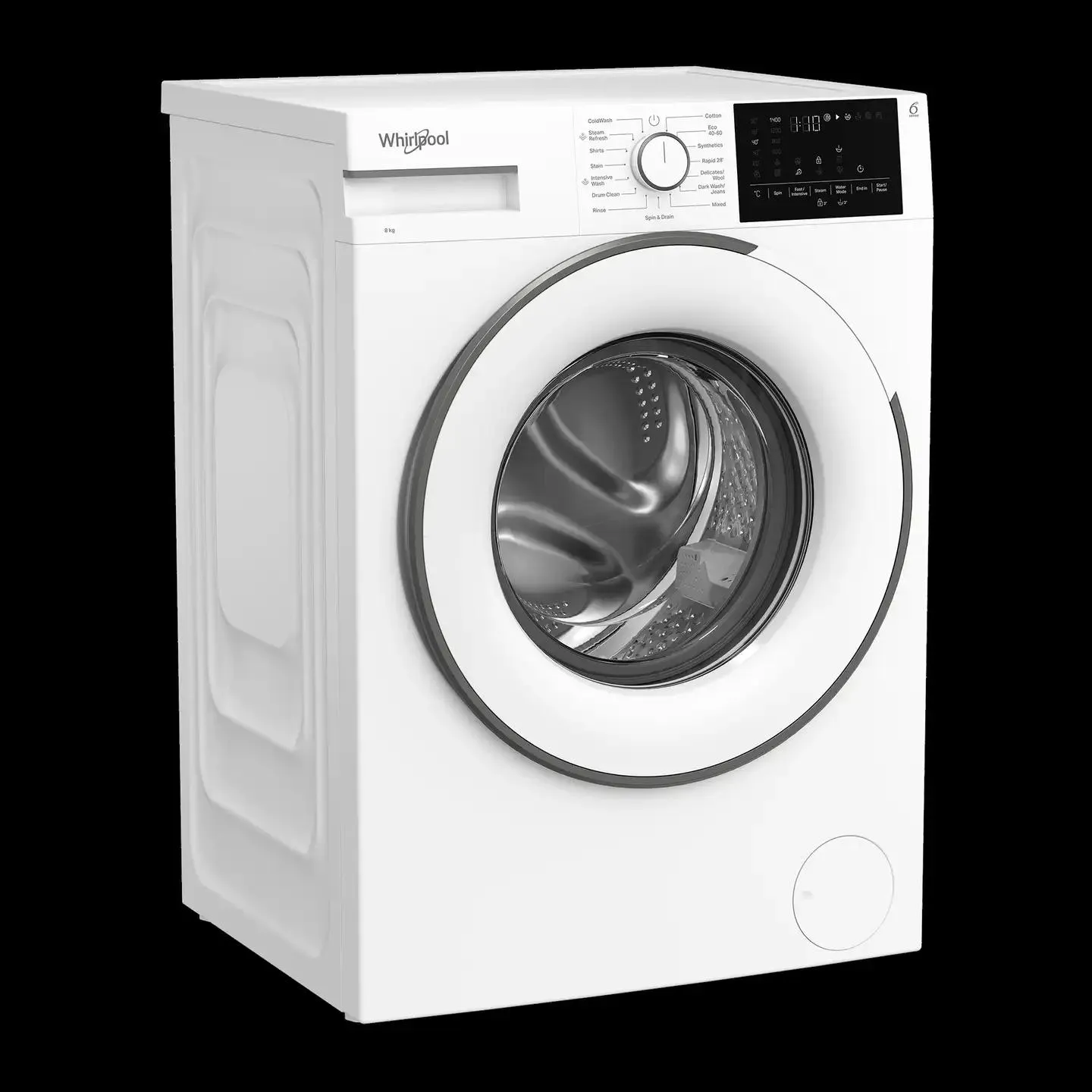 Whirlpool edestä täytettävä pyykinpesukone AMM 86W EE, 60cm, 8kg, valkoinen