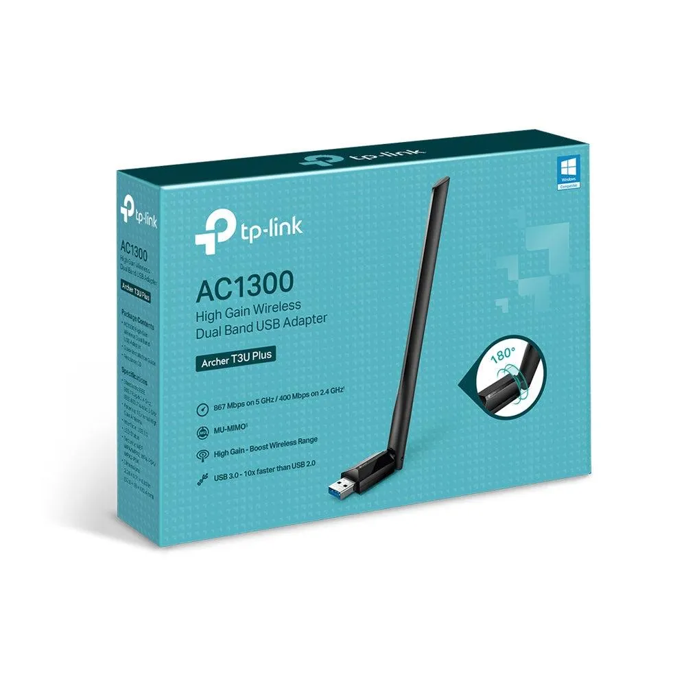 TP-LINK Archer T3U Plus AC1300 Dual-band Wi-Fi -adapter
