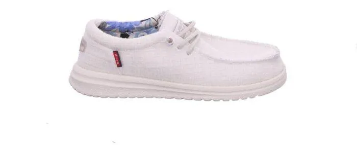 Fusion kangaskengät Emma Glitter Wool White