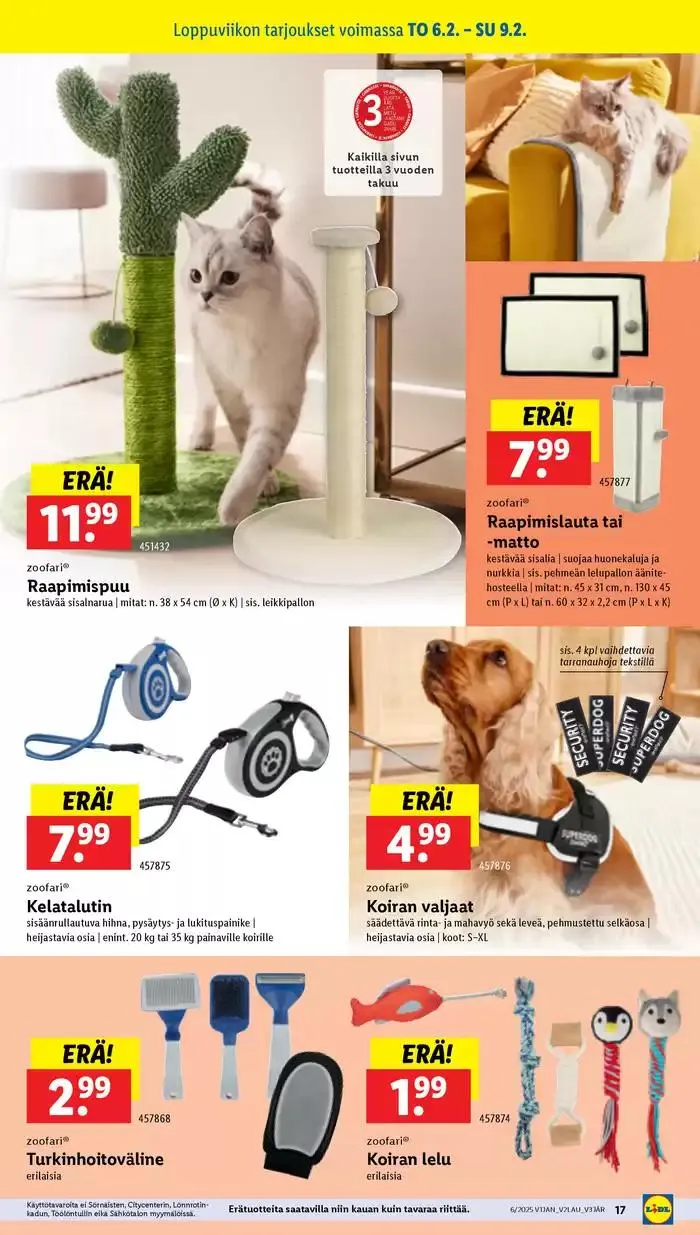 Lidl tarjoukset voimassa alkaen 3. helmikuuta - 12. helmikuuta 2025 - Tarjouslehti sivu 17