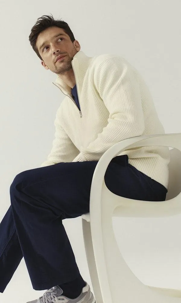 Puuvillaneule puolivetoketjulla