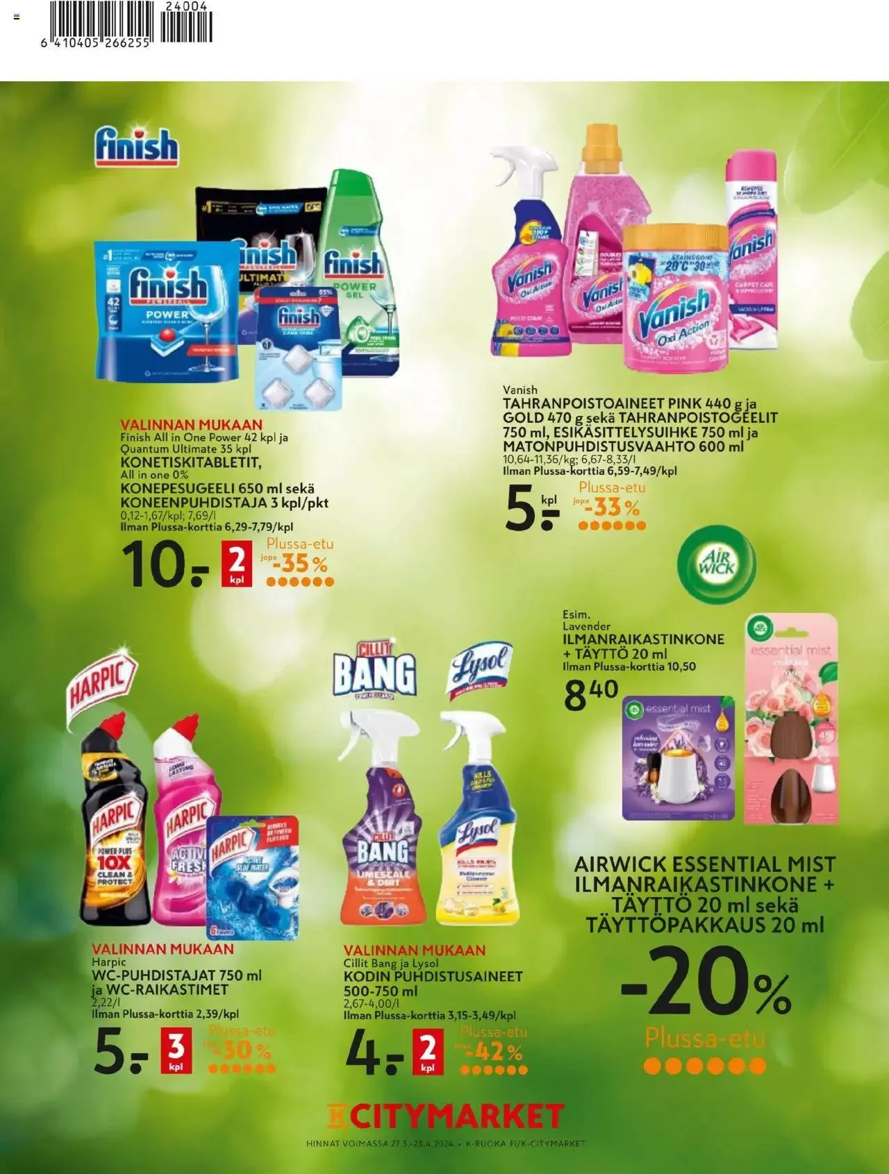 K-Market - Pirkka voimassa alkaen 27. maaliskuuta - 23. huhtikuuta 2024 - Tarjouslehti sivu 84