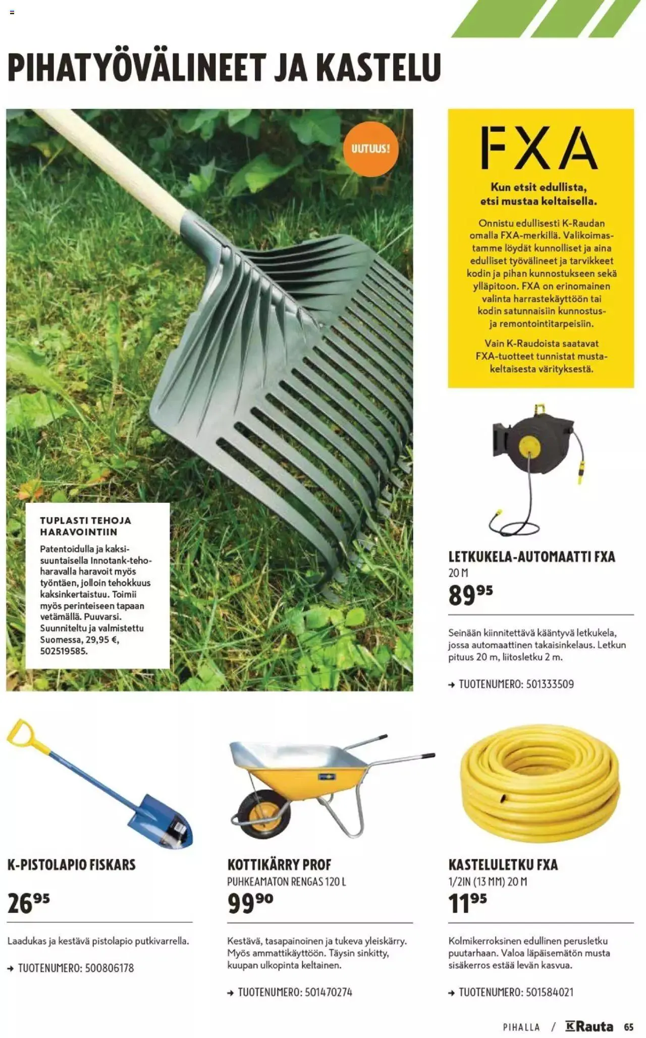 K-Rauta - Pihalla 2023 voimassa alkaen 27. maaliskuuta - 31. joulukuuta 2023 - Tarjouslehti sivu 65