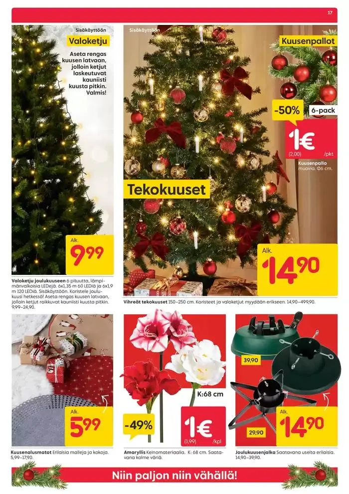 Black week voimassa alkaen 26. marraskuuta - 1. joulukuuta 2024 - Tarjouslehti sivu 17