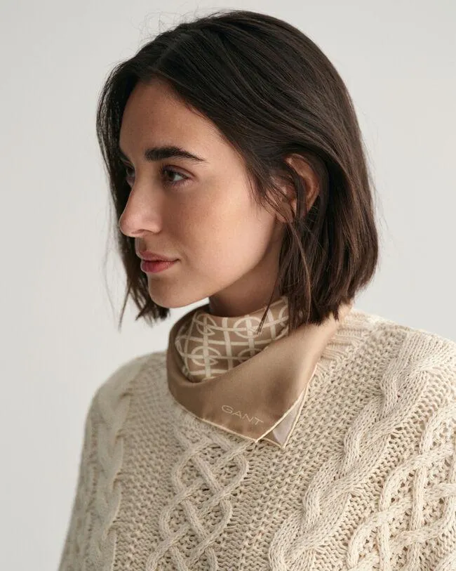 G Patterned ‑silkkihuivi