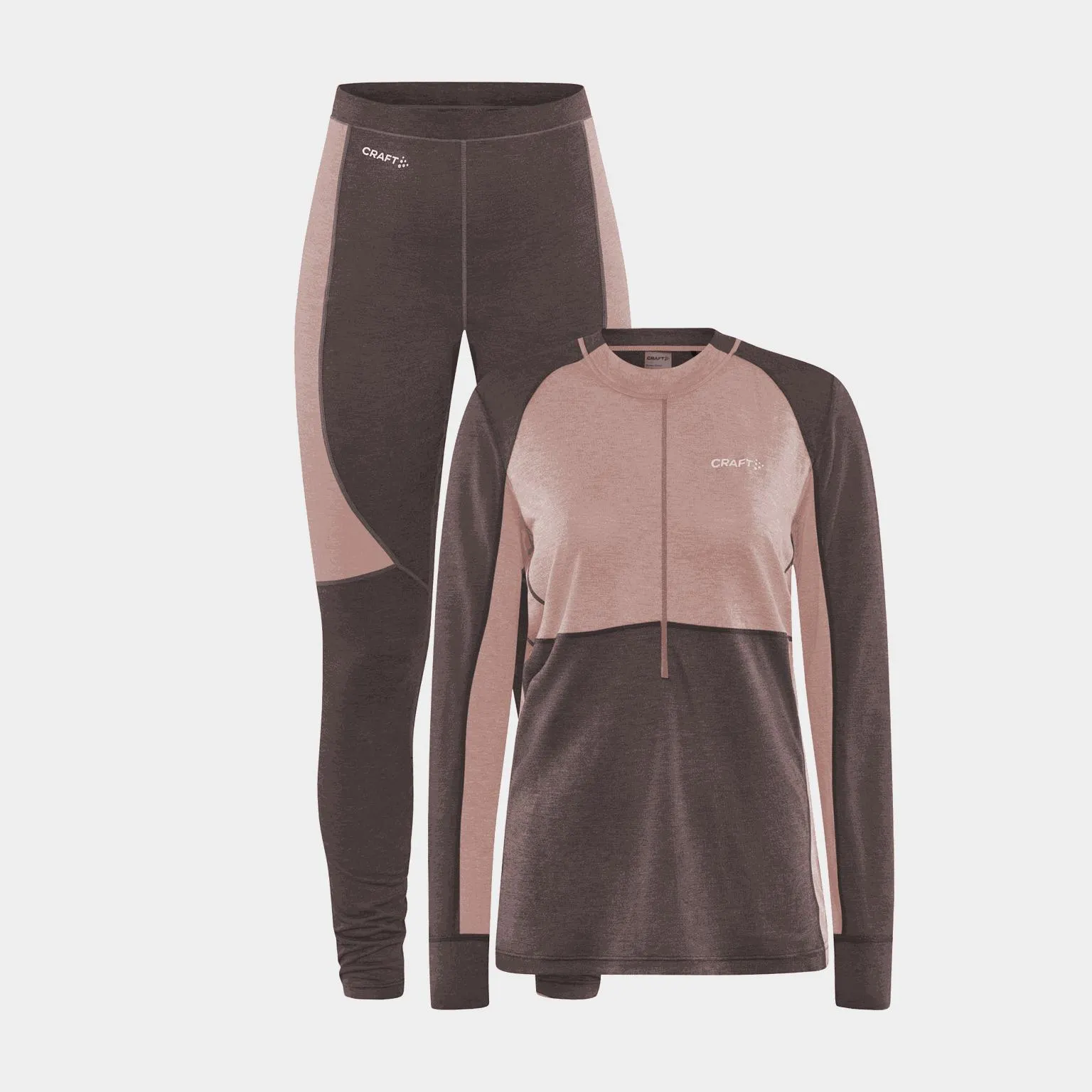 Core Wool Mix Set, villa-alusvaatteet, naiset