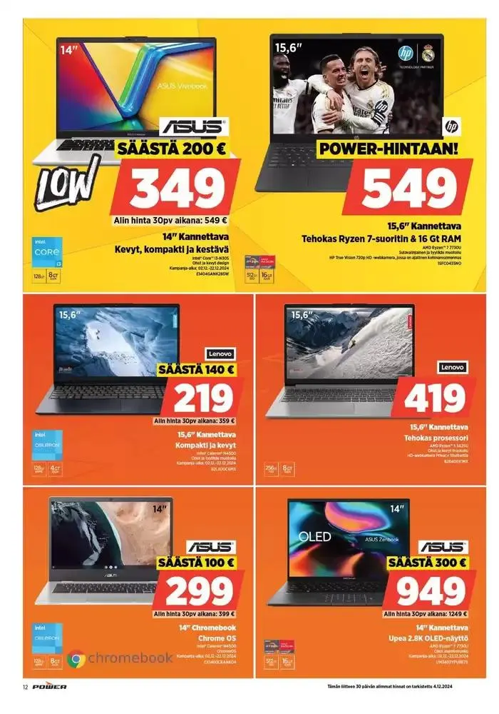 Power tarjoukset voimassa alkaen 16. joulukuuta - 5. tammikuuta 2025 - Tarjouslehti sivu 16