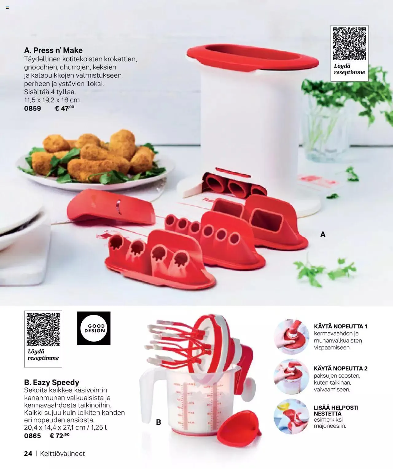 Tupperware tarjoukset Syksy / Talvi 2023-24 voimassa alkaen 29. syyskuuta - 31. joulukuuta 2023 - Tarjouslehti sivu 24