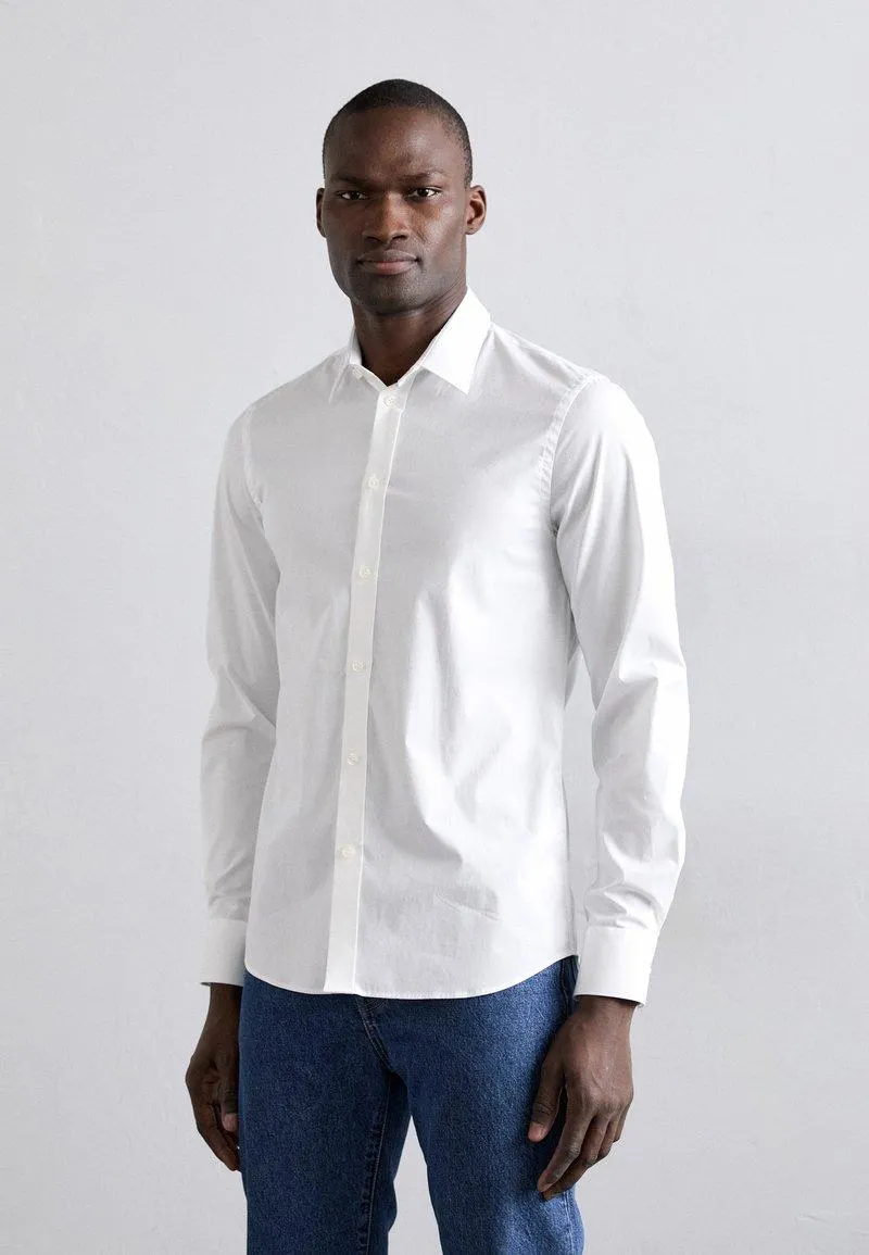 PAUL STRETCH SHIRT - Vapaa-ajan kauluspaita - white
