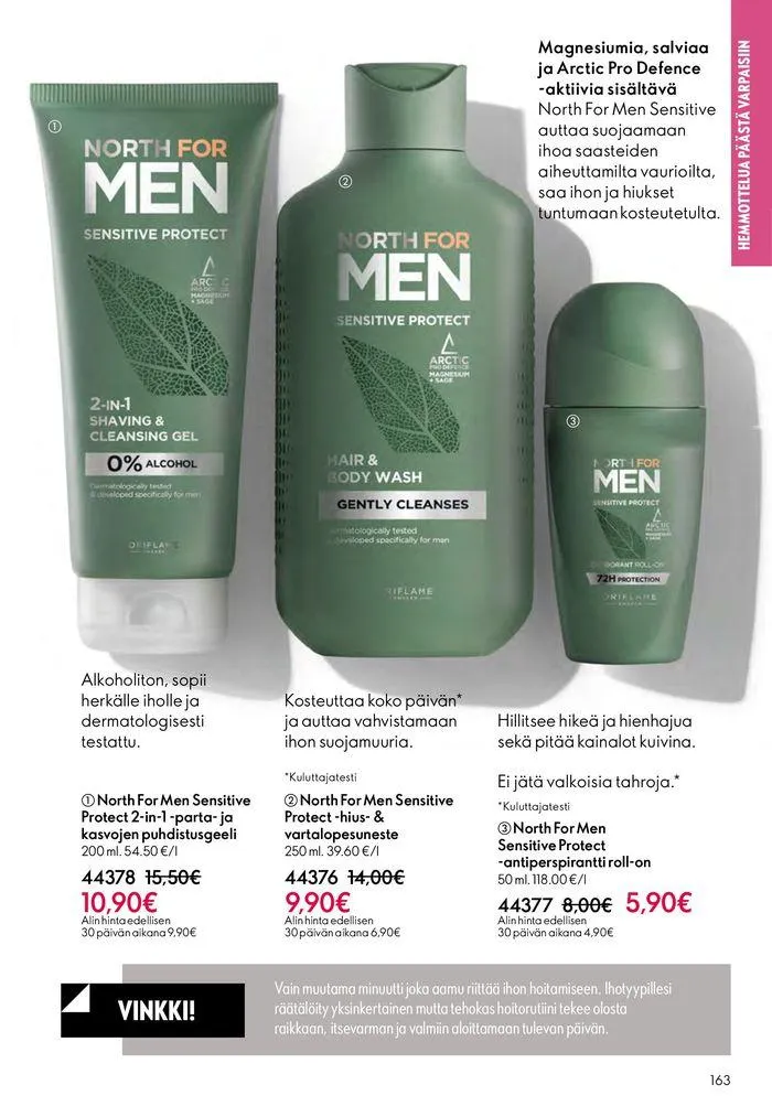 Oriflame tarjoukset voimassa alkaen 22. elokuuta - 5. syyskuuta 2024 - Tarjouslehti sivu 163