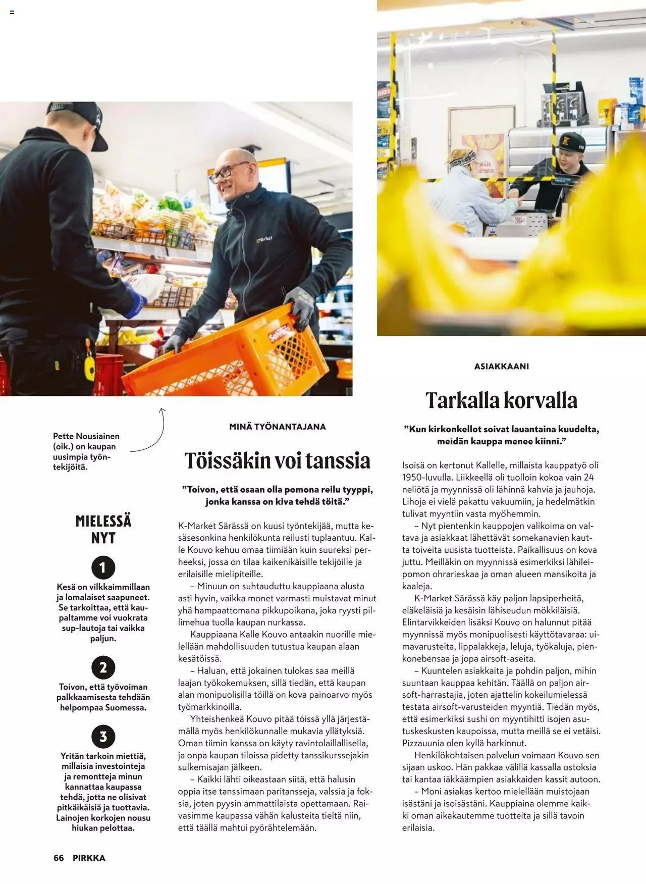 K-Market tarjoukset Pirkka 6–8/2023 voimassa alkaen 7. kesäkuuta - 29. elokuuta 2023 - Tarjouslehti sivu 66