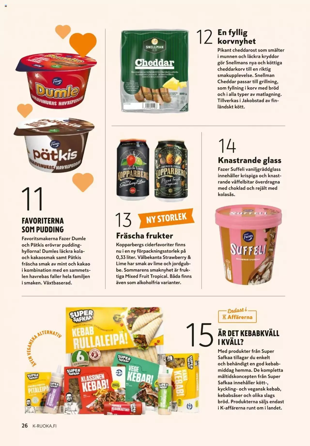 K-Market tarjoukset voimassa alkaen 7. kesäkuuta - 29. elokuuta 2023 - Tarjouslehti sivu 26