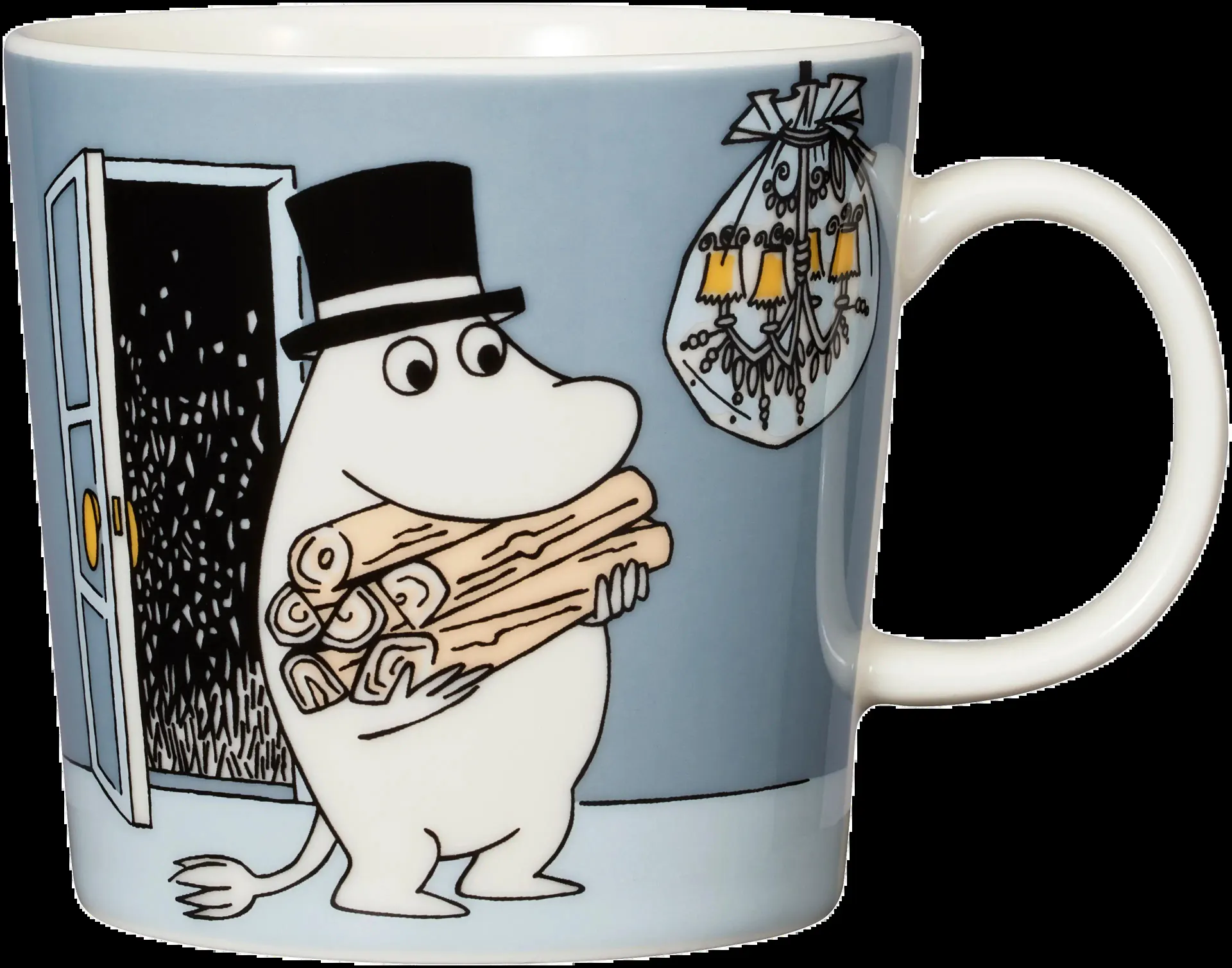 by Arabia Muumi muki Muumipappa 0,3l harmaa