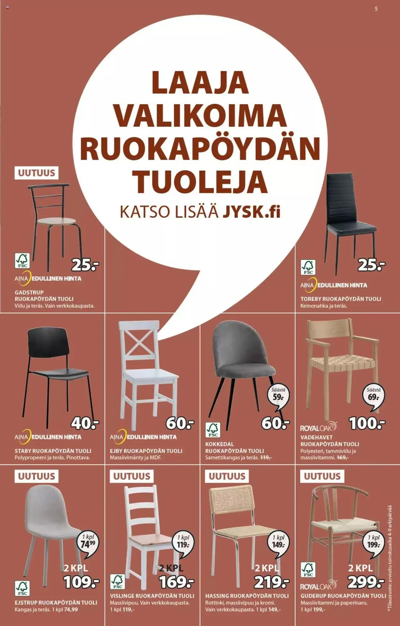 JYSK - Viikon tarjoukset voimassa alkaen 28. elokuuta - 31. joulukuuta 2023 - Tarjouslehti sivu 6