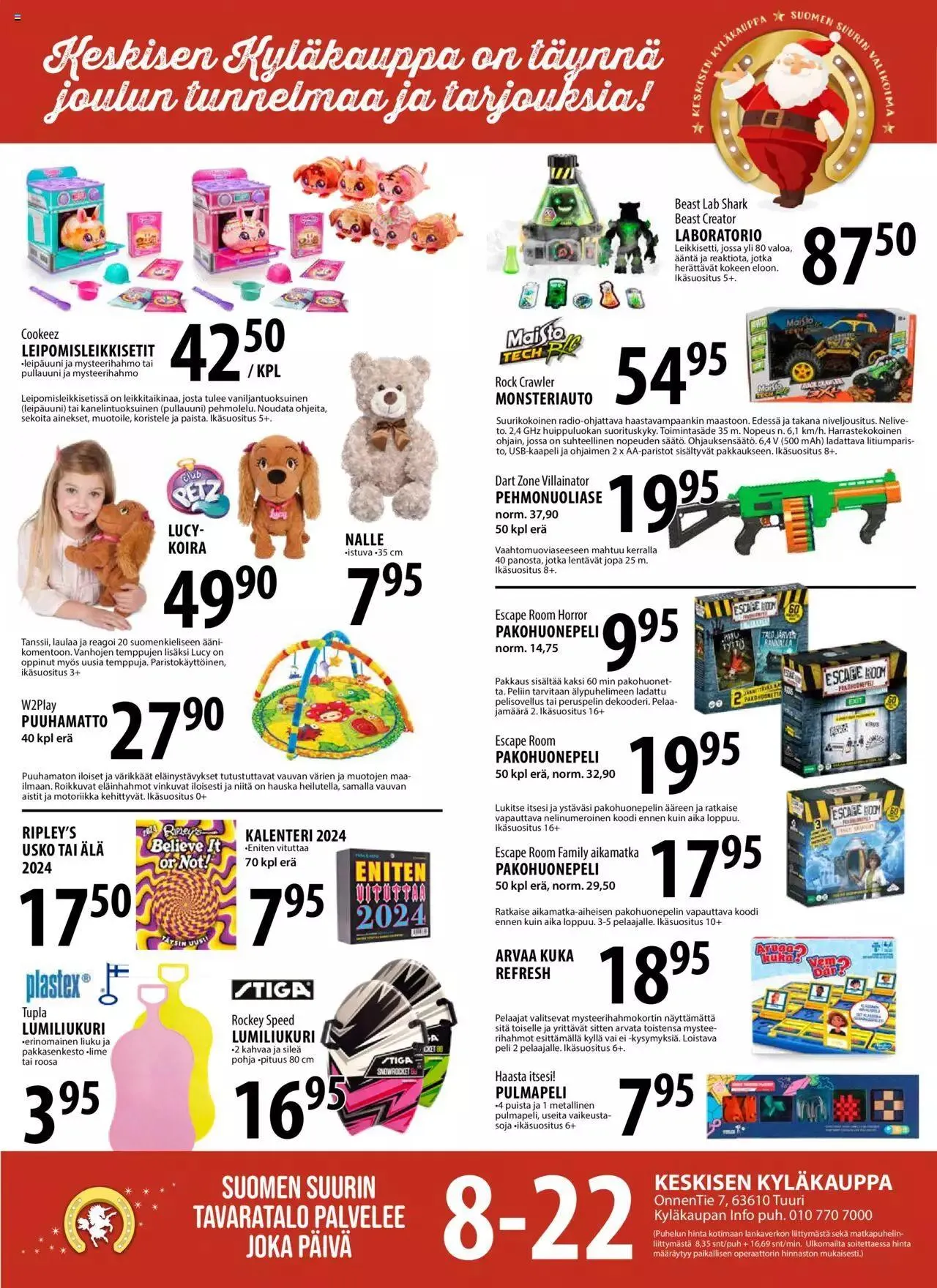 Tuuri tarjoukset voimassa alkaen 13. joulukuuta - 19. joulukuuta 2023 - Tarjouslehti sivu 1