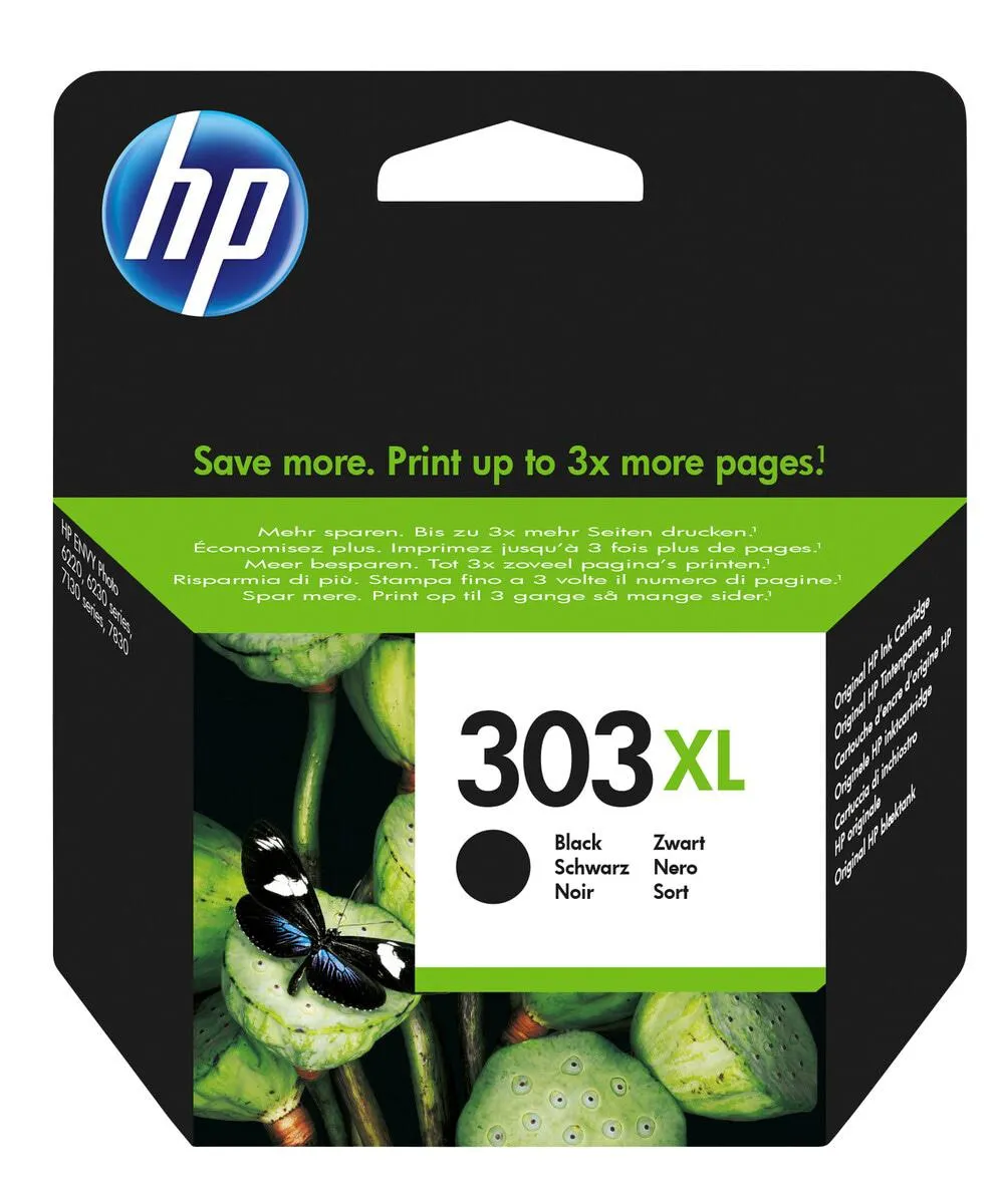 HP 303 mustepatruuna