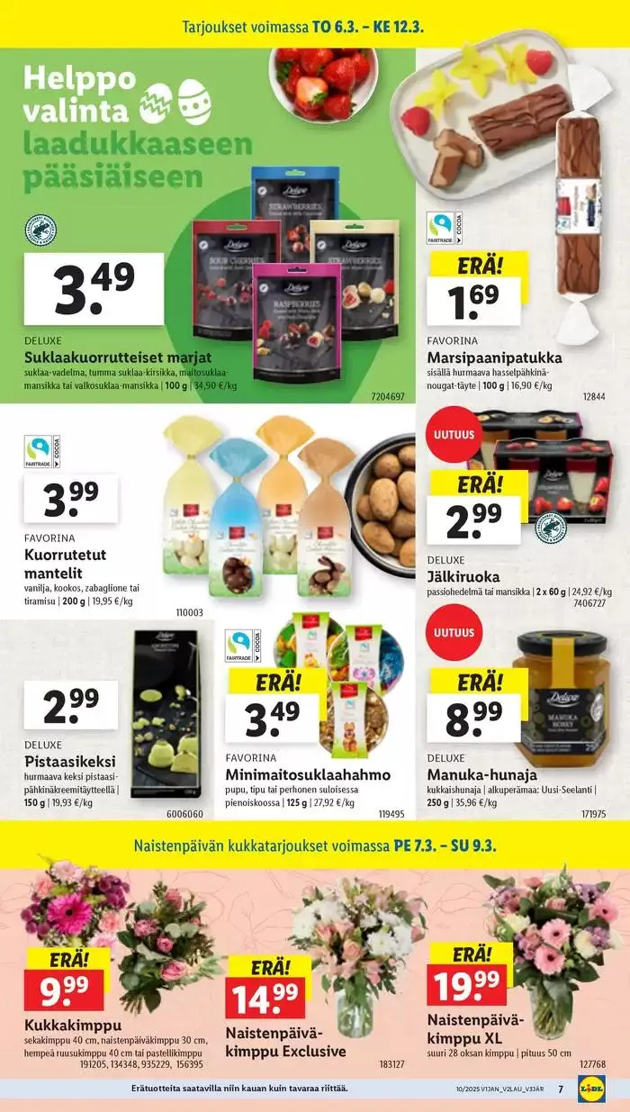 Houkuttelevia erikoistarjouksia kaikille voimassa alkaen 3. maaliskuuta - 12. maaliskuuta 2025 - Tarjouslehti sivu 9
