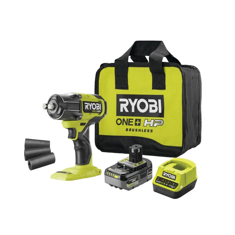 Ryobi ONE+ HP akkumutterinväänninsetti RIW18X-1X40SM (4,0 Ah)