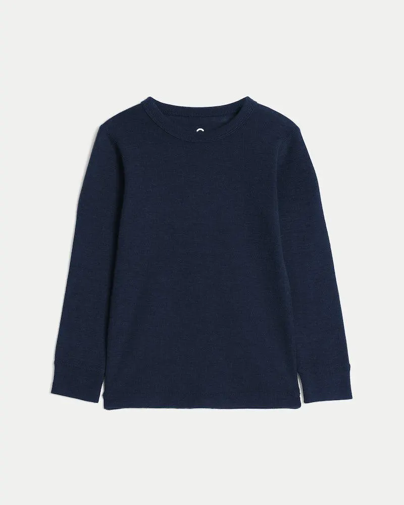 Pitkähihainen pusero 100 % merinovillaa