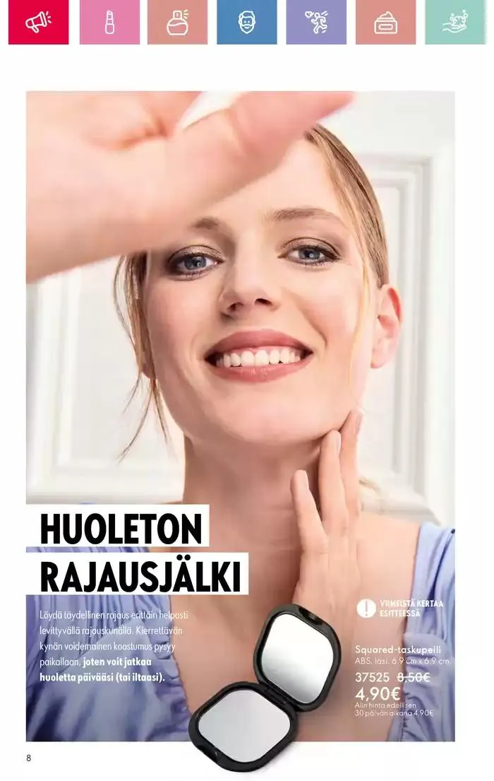 Oriflame tarjoukset voimassa alkaen 9. maaliskuuta - 29. maaliskuuta 2025 - Tarjouslehti sivu 8