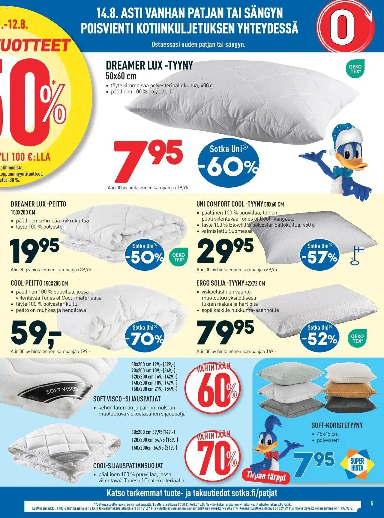 Sotka tarjoukset voimassa alkaen 1. elokuuta - 31. joulukuuta 2024 - Tarjouslehti sivu 5