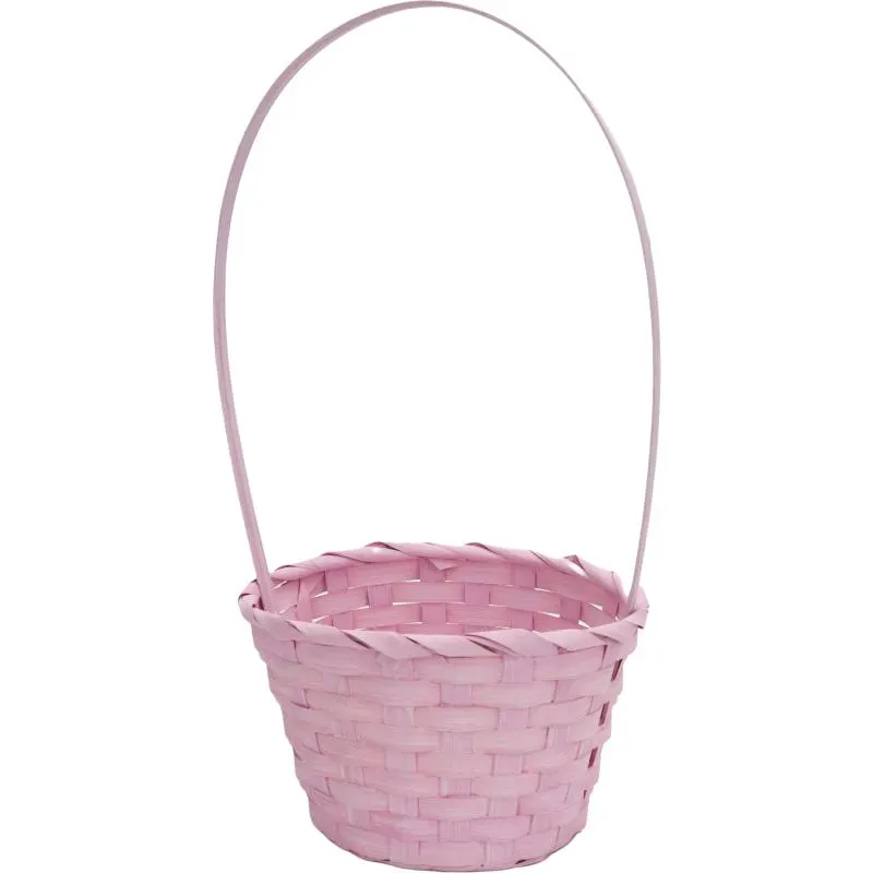 Pääsiäiskori 17 x 12 x 11 cm vaaleanpunainen