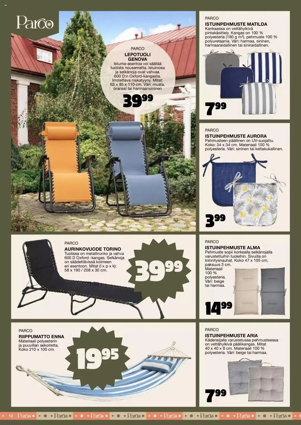 Tokmanni - Kesä 2024 voimassa alkaen 1. huhtikuuta - 31. joulukuuta 2024 - Tarjouslehti sivu 12