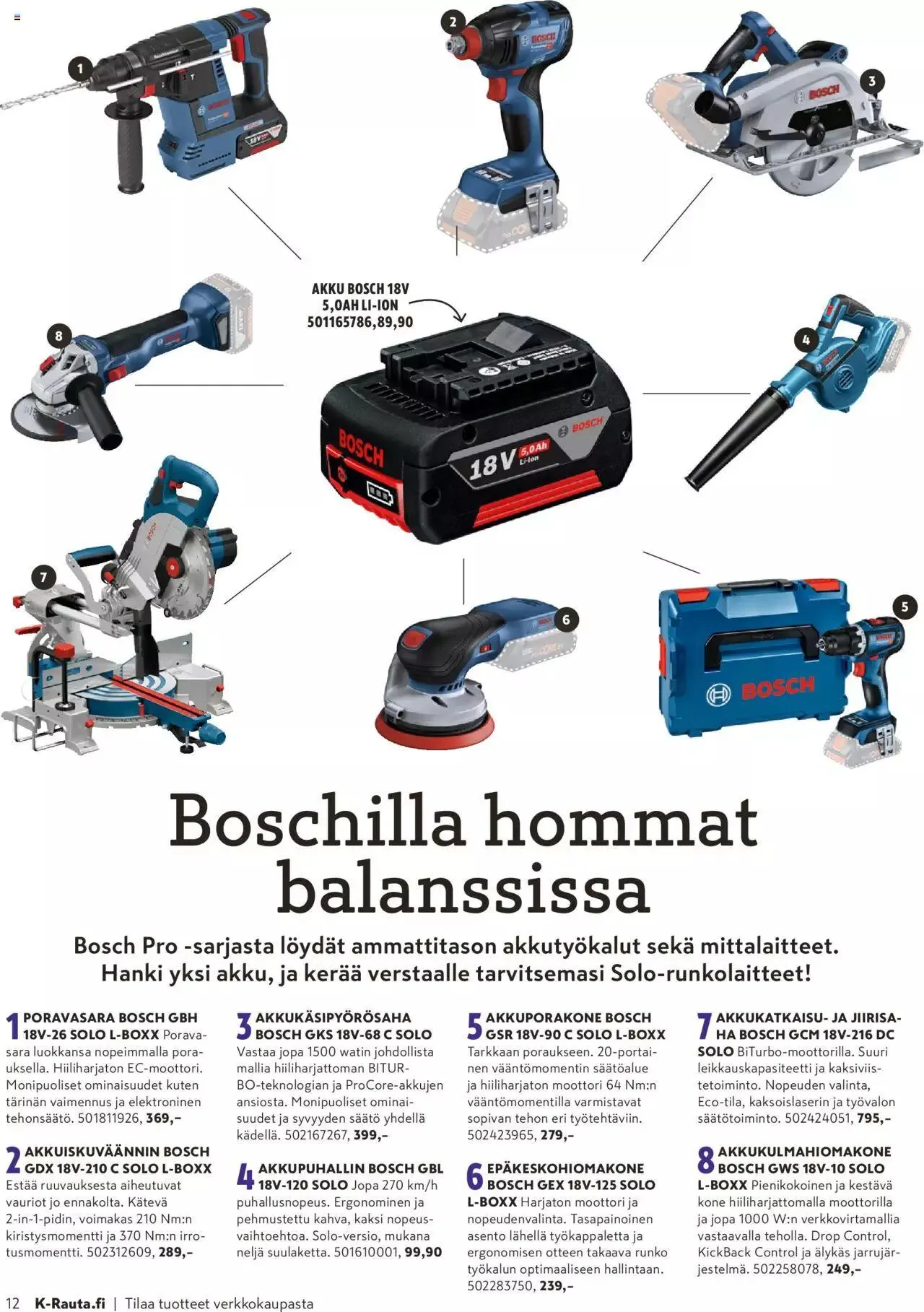 K-Rauta tarjoukset - Pakissa voimassa alkaen 1. elokuuta - 30. syyskuuta 2023 - Tarjouslehti sivu 12