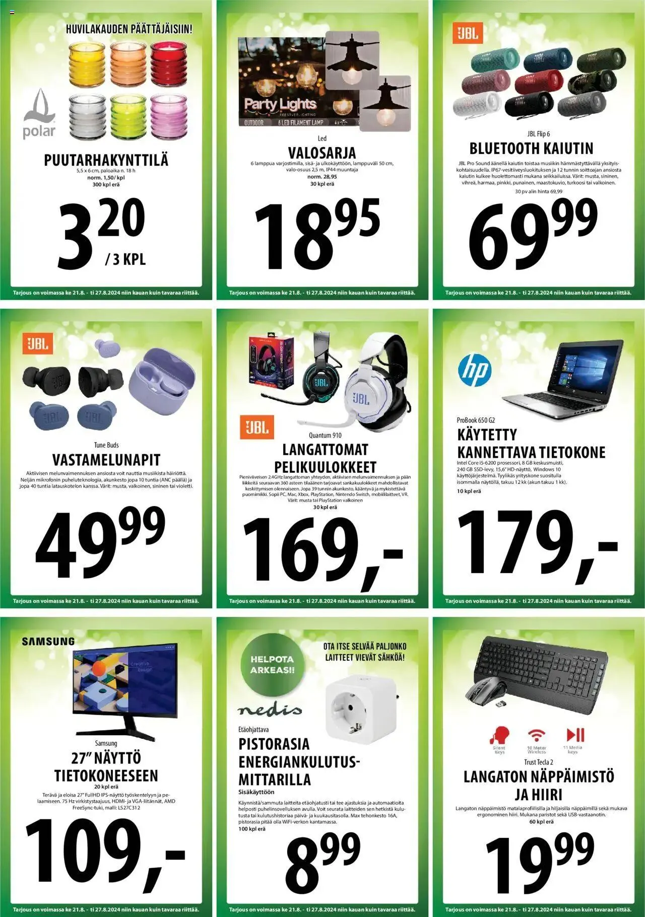 Tuuri tarjoukset voimassa alkaen 21. elokuuta - 27. elokuuta 2024 - Tarjouslehti sivu 13