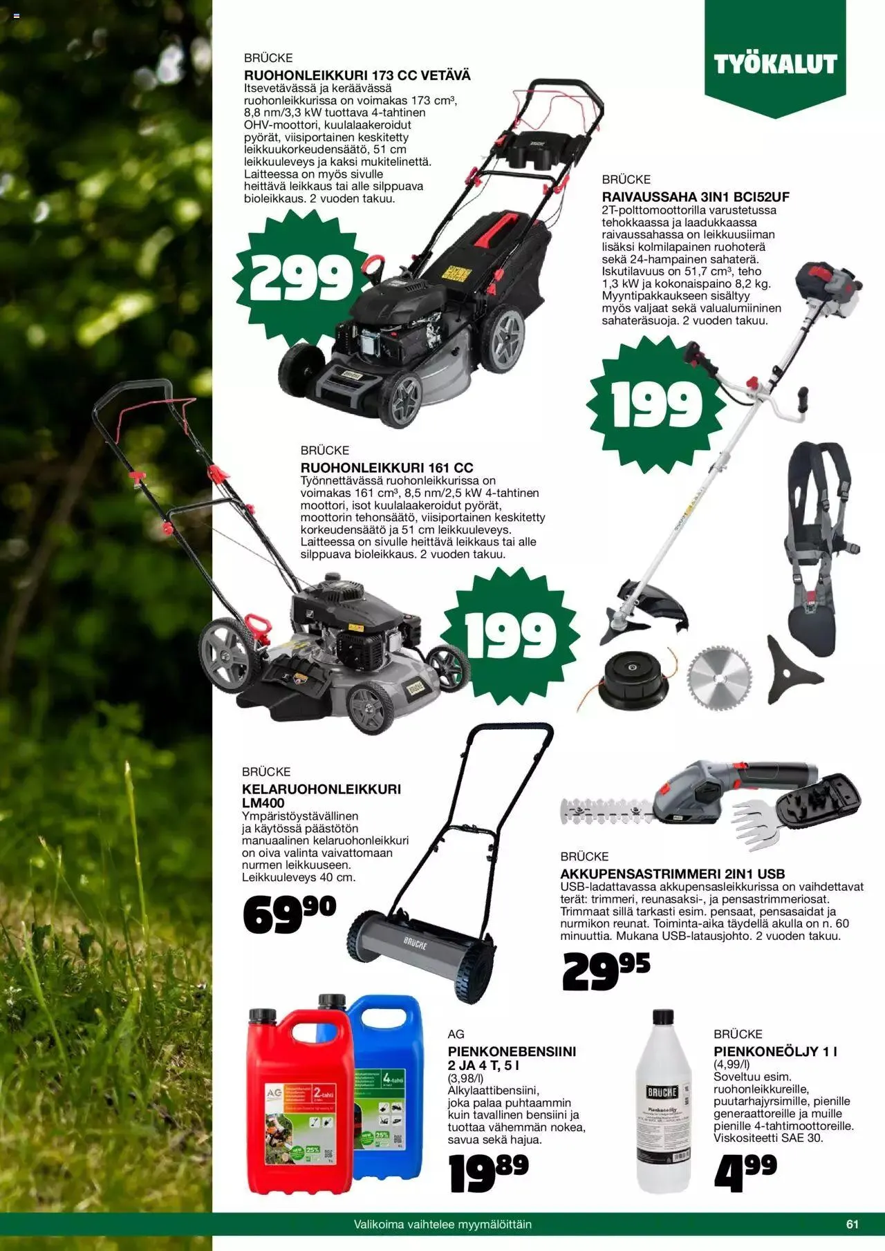 Tokmanni - Kesä 2023 voimassa alkaen 17. huhtikuuta - 31. joulukuuta 2023 - Tarjouslehti sivu 61