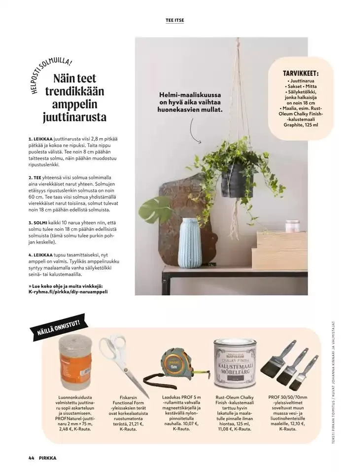Pirkka 1/2025 voimassa alkaen 5. helmikuuta - 19. helmikuuta 2025 - Tarjouslehti sivu 44