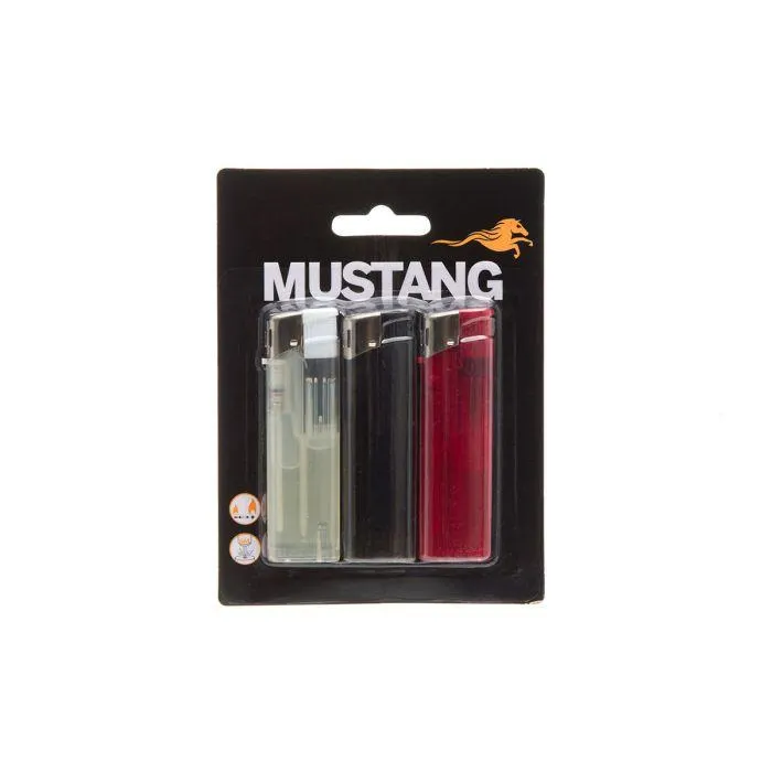 MUSTANG SYTYTIN BLISTER TÄYTETTÄVÄ 3 KPL