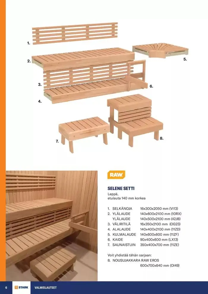 Sauna voimassa alkaen 19. marraskuuta - 31. joulukuuta 2024 - Tarjouslehti sivu 6