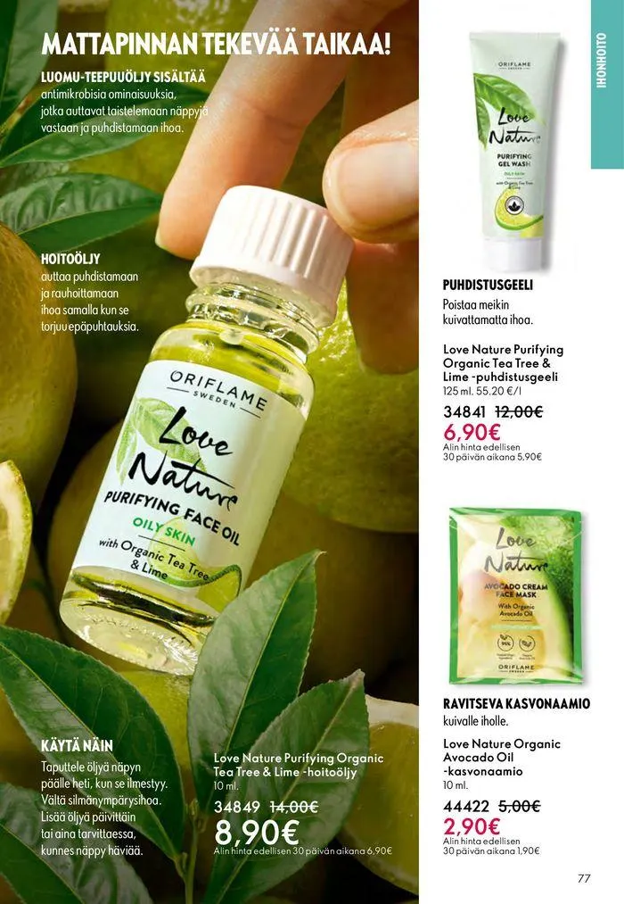 Oriflame tarjoukset voimassa alkaen 22. elokuuta - 5. syyskuuta 2024 - Tarjouslehti sivu 77