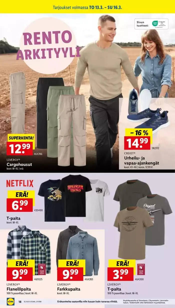 Lidl tarjoukset voimassa alkaen 10. maaliskuuta - 19. maaliskuuta 2025 - Tarjouslehti sivu 22