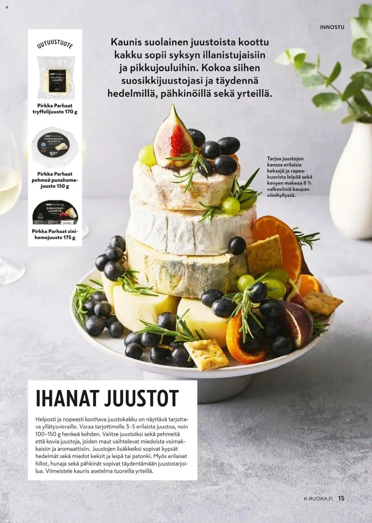 K-Market - K-Ruoka voimassa alkaen 25. syyskuuta - 26. marraskuuta 2024 - Tarjouslehti sivu 15