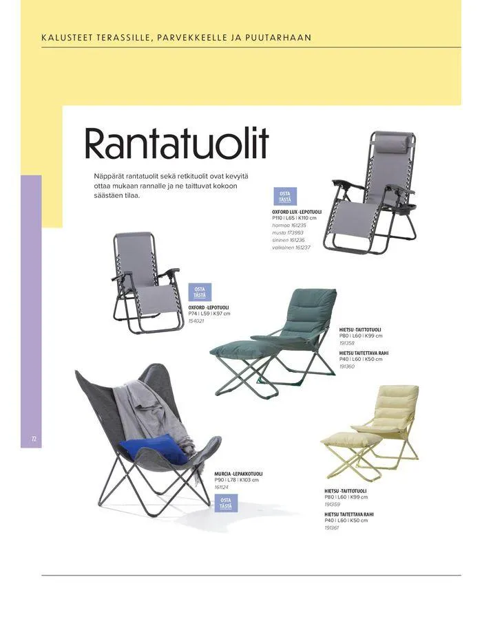 Kesa 2024 voimassa alkaen 20. maaliskuuta - 31. elokuuta 2024 - Tarjouslehti sivu 72