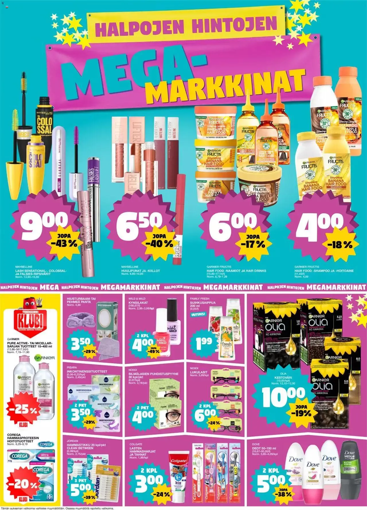 Tokmanni tarjoukset voimassa alkaen 25. syyskuuta - 1. lokakuuta 2023 - Tarjouslehti sivu 6