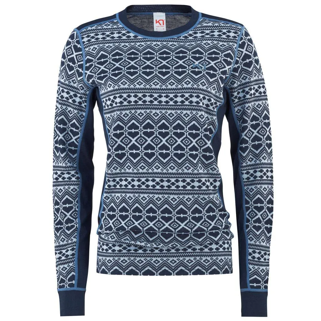 Kari Traa Hjerte Ls Merinovilla - naisten aluskerrastopaita